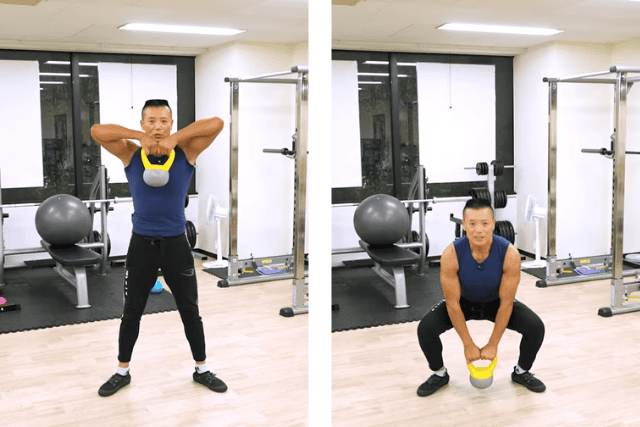 ケトルベルスクワット