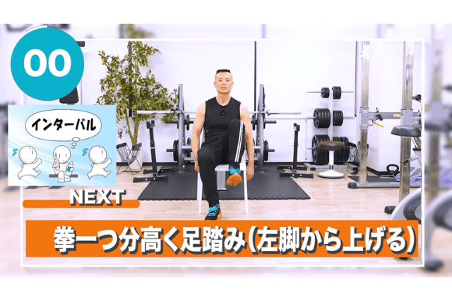 座ったままダイエットのステップ②