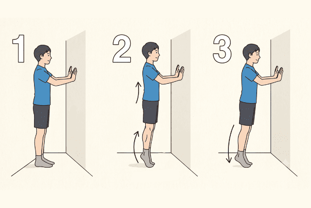 かかと上げトレーニング